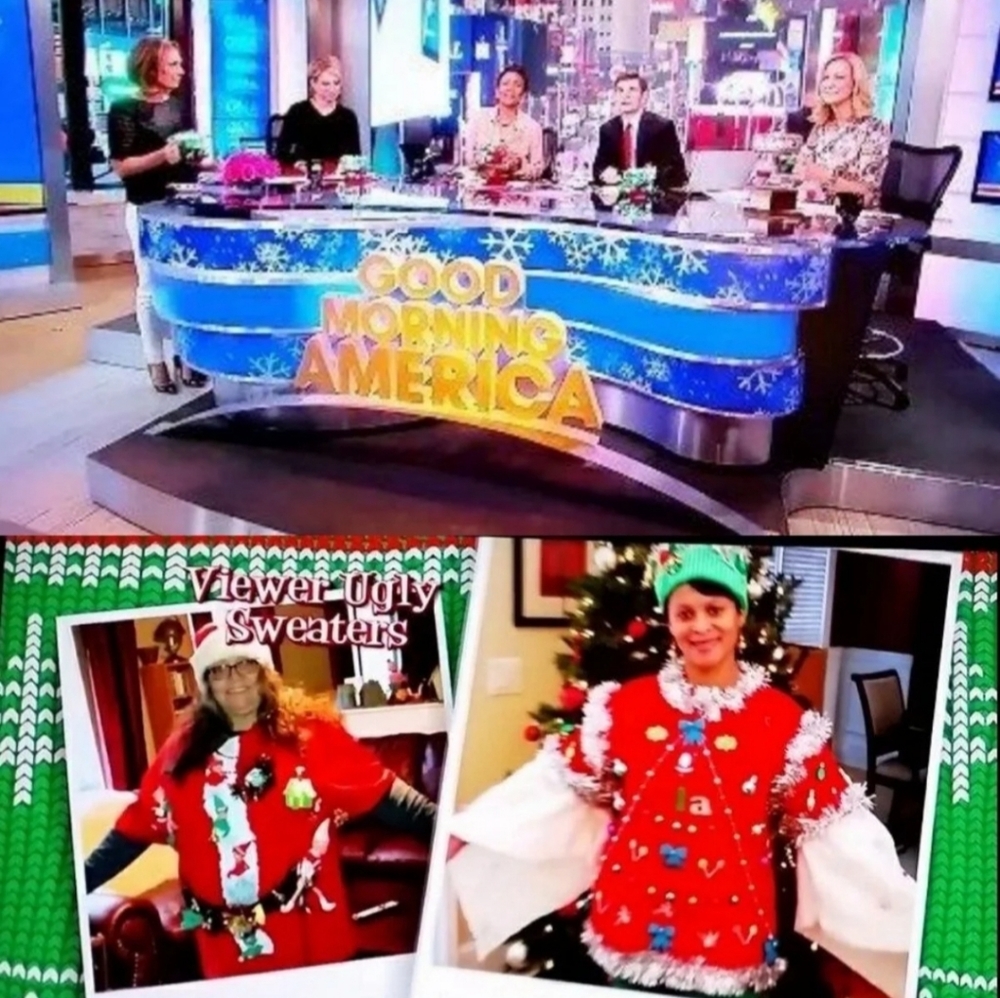 One of a kind ugly Christmas shirt as seen on GMA